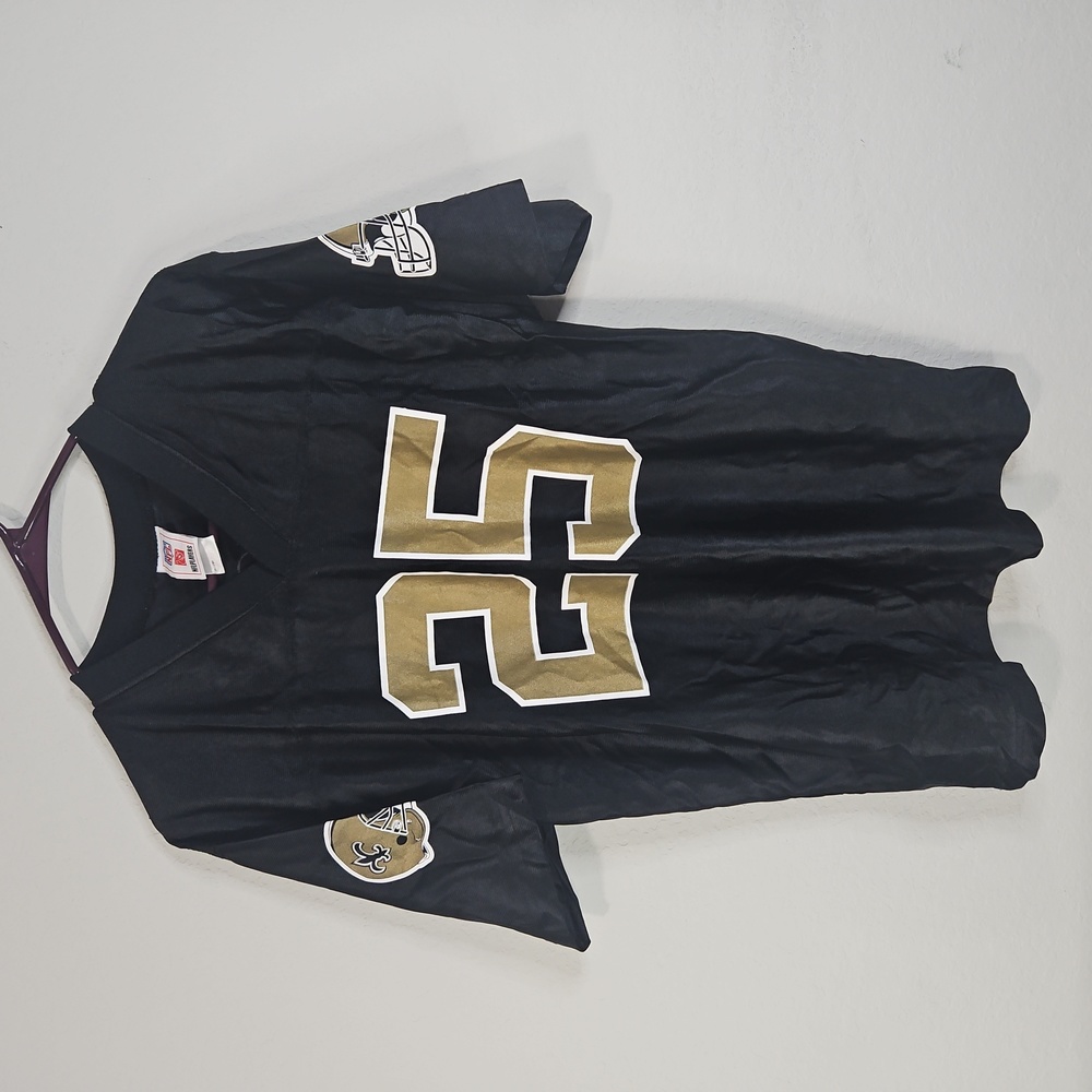 REGGIE BUSH #25 New Orleans SAINTS Team Apparel On Field NFL Jersey Size XLarge
